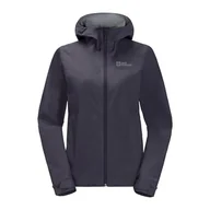 Odzież trekkingowa damska - Kurtka przeciwdeszczowa damska Jack Wolfskin Elsberg 2.5L - miniaturka - grafika 1