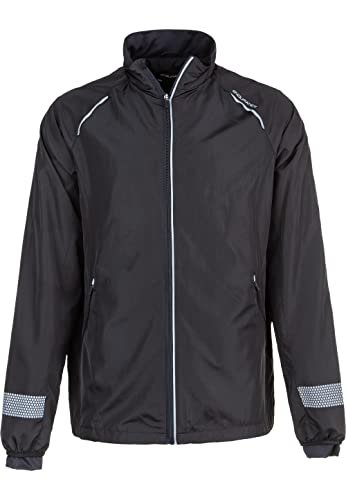 Endurance Męska kurtka do biegania Earlington z bardzo dużymi elementami odblaskowymi 1001 Black, 4XL