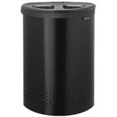 Kosze na bieliznę - Kosz na pranie BRABANTIA 242366 55L Czarny - miniaturka - grafika 1