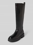 Botki damskie - Kozaki skórzane z zamkiem błyskawicznym model ‘SPHERICA’ - miniaturka - grafika 1