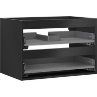Szafki łazienkowe - Mexen Box-A korpus szafki podumywalkowej 70 cm, 2 szuflady, czarny mat - 91AX0-0700-470-2-71 - miniaturka - grafika 1