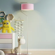 Lampy stojące - Różowa lampa podłogowa do pokoju dziecka TESALLIA - miniaturka - grafika 1