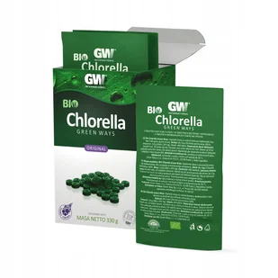 Zielonki Bio Chlorella Pyrenoidosa Green Ways tabletki 1320 szt. 330g - Herbata - miniaturka - grafika 1