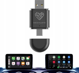 Mini adapter bezprzewodowego polaczenia Carplay Android Auto 2w1 Pendrive - Pendrive - miniaturka - grafika 1