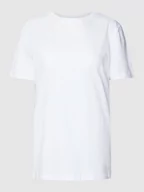 Koszulki i topy damskie - T-shirt z detalem z logo model ‘MYESSENTIAL’ - miniaturka - grafika 1