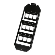 Gniazdka elektryczne - LogiLink NK4061 ramka do gniazd i wyłączników Czarny - miniaturka - grafika 1