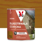 Lakiery do drewna - Lazura 10 lat ochrony Dąb złocisty satynowy 0.75 l V33 - miniaturka - grafika 1