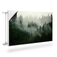 Obrazy i zdjęcia na płótnie - Mata MAGNETYCZNA Kaloryfera Krajobraz LAS We Mgle Natura 110cm x 60cm - miniaturka - grafika 1