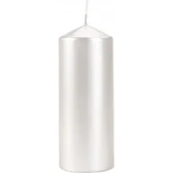 Świece - Świeca walec SW60/150-190 perłowy biały BISPOL - miniaturka - grafika 1