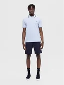 Koszulki męskie - Selected Homme Polo 16087840 Błękitny Regular Fit - miniaturka - grafika 1