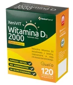 Witaminy i minerały - XENICO Xenivit Witamina D 2000 120 Kaps. - miniaturka - grafika 1