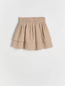 Sukienki i spódniczki dla dziewczynek - Reserved - Muślinowa spódnica - beżowy - miniaturka - grafika 1