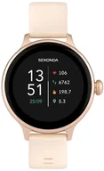 Smartwatch - Sekonda 40623 Connect Beżowy - miniaturka - grafika 1