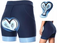 Spodenki rowerowe - Spodenki rowerowe Arsuxeo z wkładką żelową 5d do damskiego roweru sportowego Xl - miniaturka - grafika 1