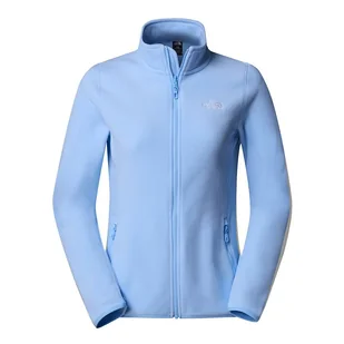 Bluza The North Face 100 Glacier Full-Zip Fleece 0A855O1I51 - niebieska - Bluzy sportowe damskie - miniaturka - grafika 1
