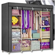 Szafy - SZAFA MATERIAŁOWA DUŻA SZAFA TEKSTYLNA składana TURYSTYCZNA organizer XL - miniaturka - grafika 1