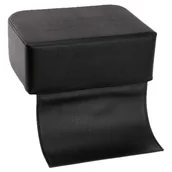 Meble fryzjerskie - Poduszka dla dziecka Ayala, czarna - dostępna w 48h - miniaturka - grafika 1