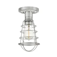 Lampy sufitowe - Mixon lampa sufitowa loftowa nikiel QZ-MIXON-SF-BN Quoizel - miniaturka - grafika 1