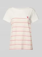 Koszulki i topy damskie - T-shirt o kroju regular fit z czystej bawełny - miniaturka - grafika 1