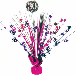 Dekoracja stołu na 30-stkę - 45,7 cm - 1 szt. - Urodziny dziecka - miniaturka - grafika 1