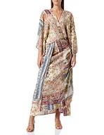 Sukienki - Replay Sukienka damska, 010 piaskowy/wielokolorowy, M - miniaturka - grafika 1