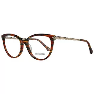 Okulary przeciwsłoneczne - Roberto Cavalli Unisex RC5045 okulary przeciwsłoneczne dla dorosłych, brązowe (Avelana Colorata), 53.0 - grafika 1