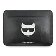 Torby na laptopy - Head Karl Lagerfeld Karl Lagerfeld Sleeve KLCS14CHBK 13/14" czarny/black Choupette KF000904-0 - miniaturka - grafika 1
