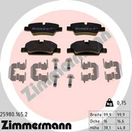 Klocki hamulcowe - Klocki hamulcowe - komplet ZIMMERMANN 25980.165.2 - miniaturka - grafika 1