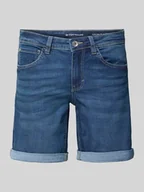 Spodenki damskie - Szorty jeansowe o kroju slim fit z mieszanki bawełny model ‘ALEXA’ - miniaturka - grafika 1