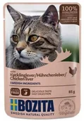 Mokra karma dla kotów - Bozita Cat Wątróbka kurczaka w galaretce saszetka 85g - miniaturka - grafika 1