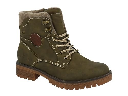Tom Tailor Damskie 4290100002 modne kozaki, dkmud, 39 EU, dkmud, 39 EU