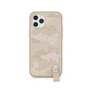 Moshi Altra - Etui z odpinaną smyczką iPhone 12 / iPhone 12 Pro (system SnapTo) (Sahara Beige) - Etui i futerały do telefonów - miniaturka - grafika 3