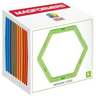 Magformers 3D Sześciokąty 12 elementów - Klocki - miniaturka - grafika 1