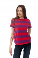Koszulki i topy damskie - WRANGLER HIGH RIB TEE INFRARED W7N9GHR07 S - miniaturka - grafika 1