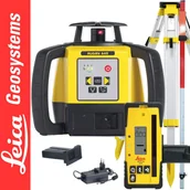 Sprzęt geodezyjny - Niwelator laserowy Rugby 640 Leica + Detektor laserowy Rod Eye 160 Leica + Statyw aluminiowy CTP104 Leica + Łata laserowa LS-24 SurvGeo - miniaturka - grafika 1