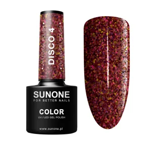 SUNONE COLOR LAKIER HYBRYDOWY DISCO 4 5G - Lakiery hybrydowe - miniaturka - grafika 1