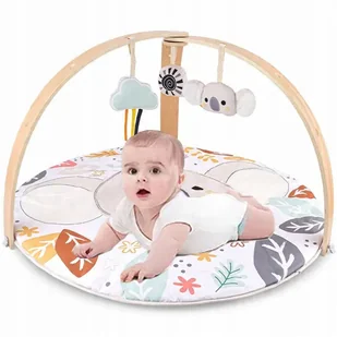 2 x DUŻA MATA EDUKACYJNA DLA NIEMOWLĄT 2W1 KOALA MIĘKKA DREWNIANE PAŁĄKI MA - Maty edukacyjne - miniaturka - grafika 1