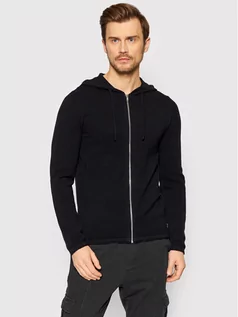 Swetry męskie - Jack&Jones Kardigan Ehill 12190154 Czarny Regular Fit - grafika 1