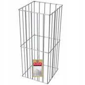 Kratki i pergole - Pergola ogrodowa słup Kanny 60 cm, srebrna - miniaturka - grafika 1