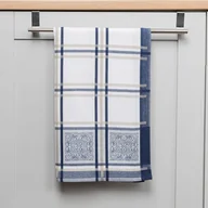 Ściereczki, gąbki, czyściki - Ścierka kuchenna 50x70 Majolica granatowa do naczyń Markizeta - miniaturka - grafika 1