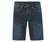 Spodenki męskie - LIVERGY® Bermudy jeansowe męskie z bawełną (Ciemnoniebieski, 56) - miniaturka - grafika 1