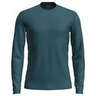 Koszulki męskie - Koszulka męska Icebreaker 260 Tech LS Crewe Topaz XL - miniaturka - grafika 1