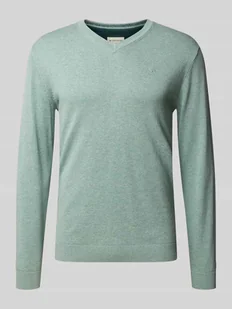 Sweter o kroju regular fit z czystej bawełny - Swetry męskie - miniaturka - grafika 1