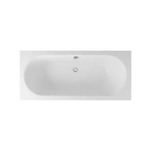 Wanna do zabudowy Excellent Oceana Slim 160x75 cm prostokątna biały mat WAEX.OCE16EDMS - Wanny - miniaturka - grafika 1