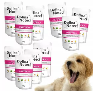 DOLINA NOTECI PREMIUM Indyk SASZETKI 10x 150g - Mokra karma dla psów - miniaturka - grafika 1