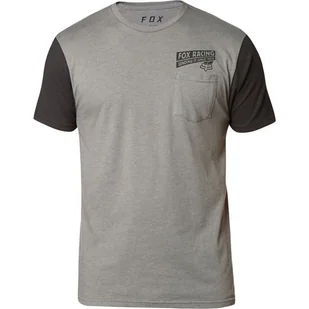 T-SHIRT FOX SENDING IT PREMIUM HEATHER GRAPHITE - Koszulki męskie - miniaturka - grafika 1