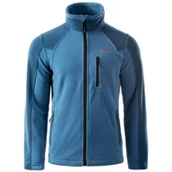 Bluzy sportowe męskie - Męska bluza Hi-Tec Monar Rozmiar: L / Kolor: niebieski - miniaturka - grafika 1