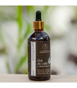 Bydgoska Wytwórnia Mydła Olej do ciała z drobinkami złota 90 ml - Balsamy i kremy do ciała - miniaturka - grafika 1