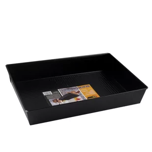 Fl1 BLACHA DO PIECZENIA 36X25X6 CZARNA INM 5BI-BLA-36 25 6C - Formy do ciast - miniaturka - grafika 1