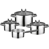 Zestawy garnków i patelni - Elo-Pol Black Pearl 4szt. 30004 - miniaturka - grafika 1